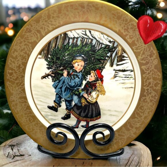 The Ghent Collection l “Bringing In The Tree” l Plate 1261 l First Issue 1979 - Picture 8 of 8